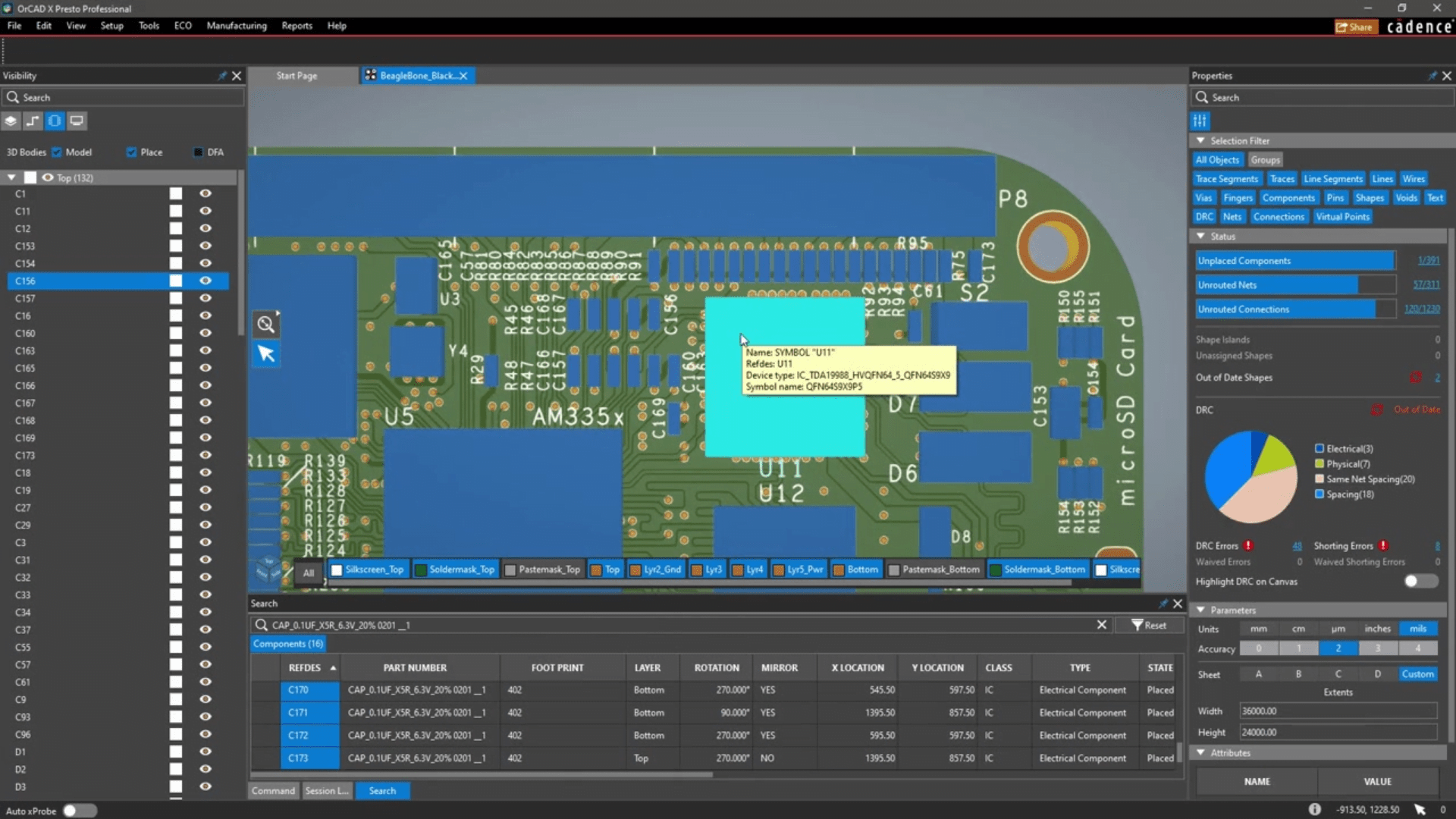 PCB design, OrCAD X