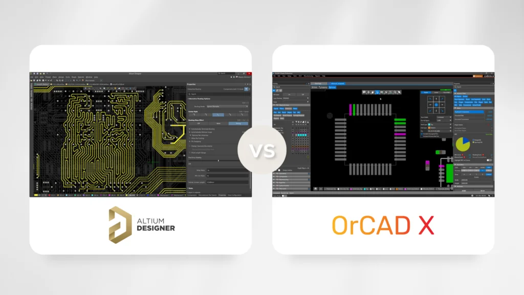 Altium vs OrCAD X